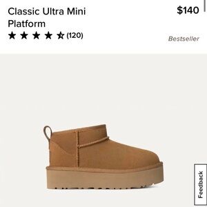 UGG Shearling-Lined Boot in Warm Chestnut